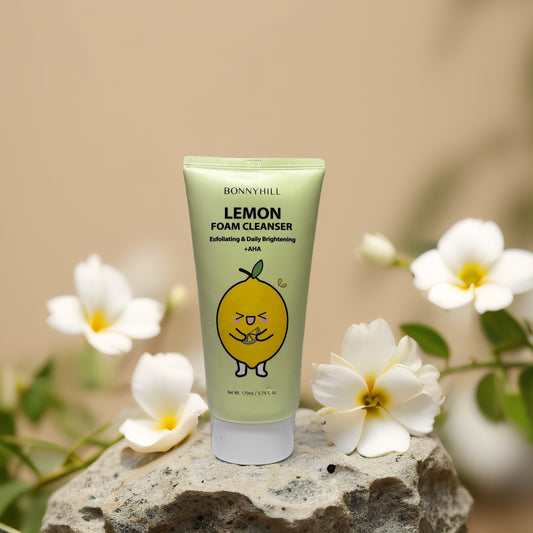 Brightening Exfoliation | Lemon Foam Cleanser by Bonnyhill – 5.7 fl oz