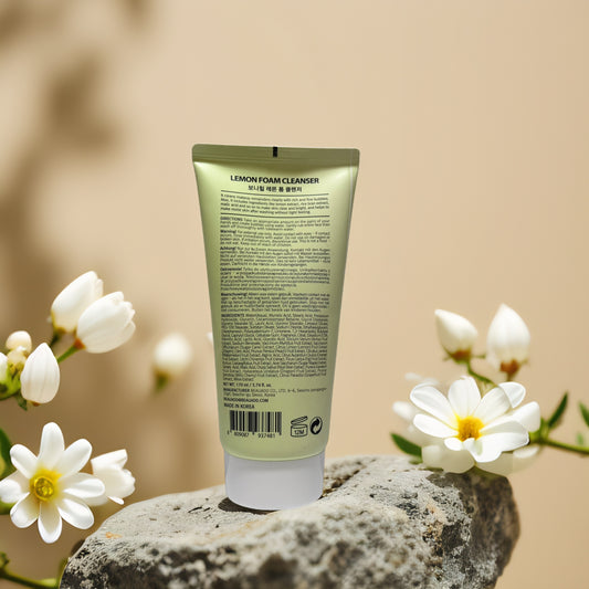 Brightening Exfoliation | Lemon Foam Cleanser by Bonnyhill – 5.7 fl oz