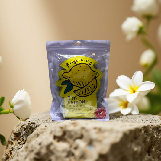 Radiant Glow Boost | I’m Lemon Brightening Mask Sheets by TONYMOLY – 0.74 fl oz each