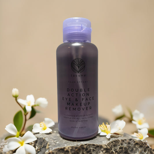 Gentle Makeup Removal | Double Action Eye & Face Remover by Lacuna – 6.8 fl oz