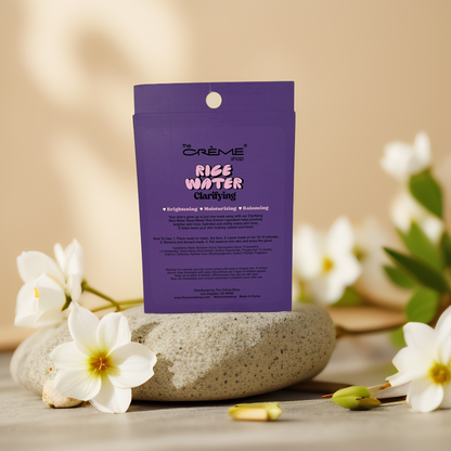Clarifying Glow | Rice Water Facial Sheet Masks from The Crème Shop – 5 Pack
