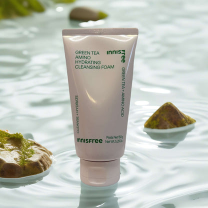 Innisfree Green Tea Amino Hydrating Cleansing Foam 5.29oz
