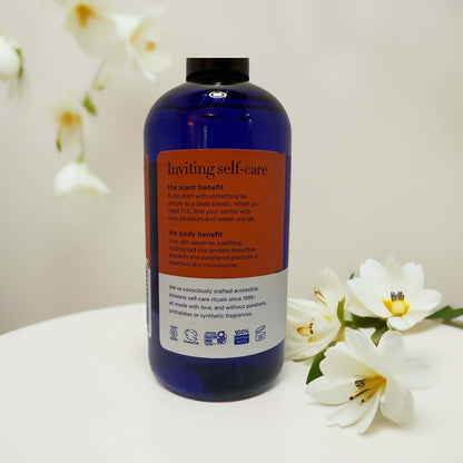 EO Bubble Bath bottle promoting self-care and relaxation