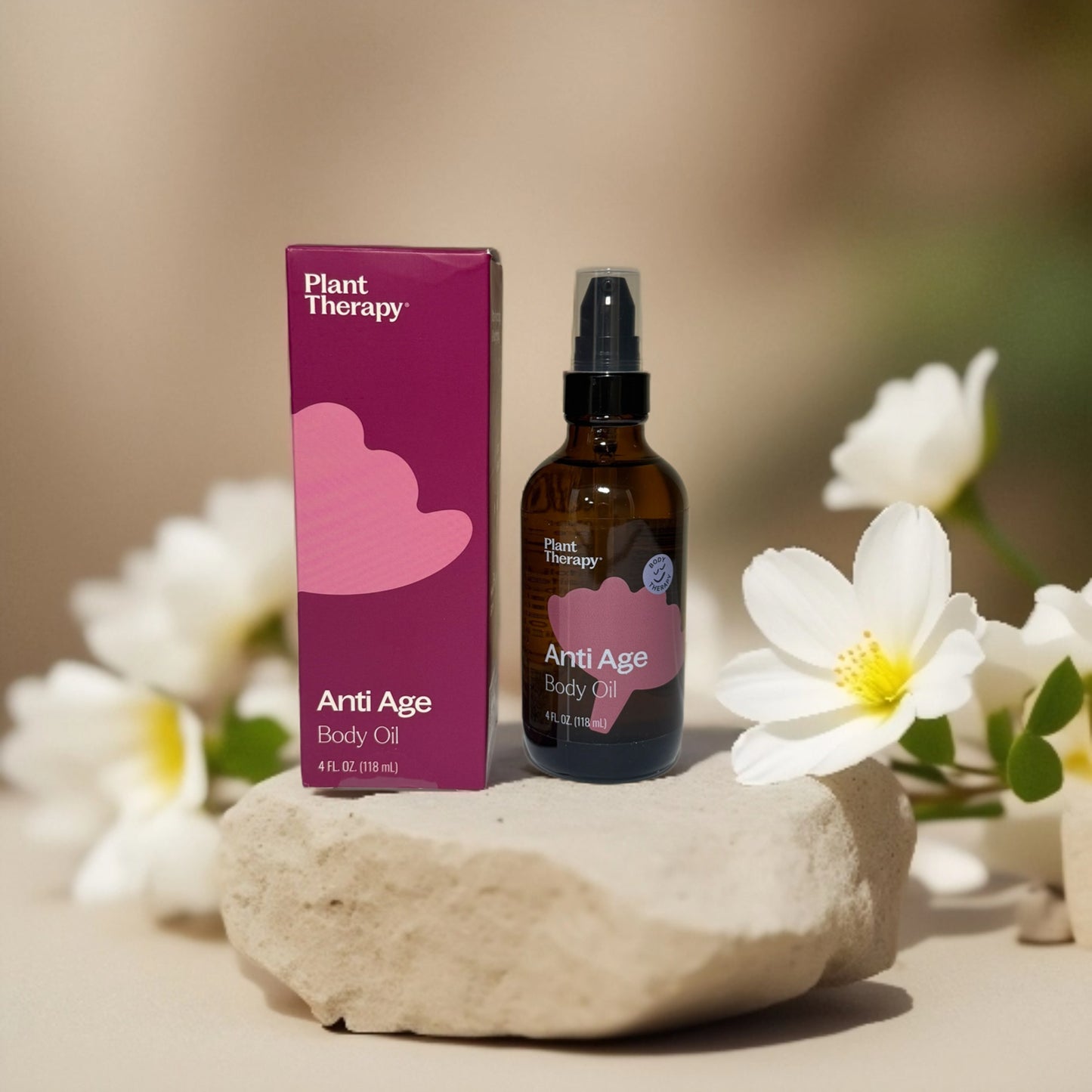 Firming & Nourishing | Anti Age Body Oil from Plant Therapy – 4 fl oz