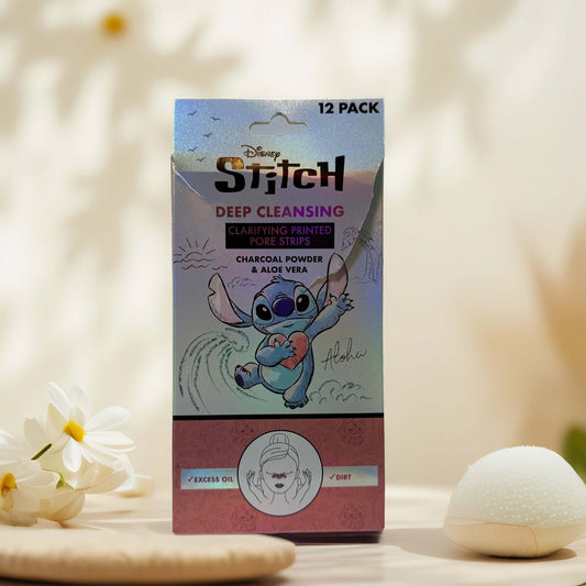 Clarify & Calm | Disney Stitch Deep Clean Pore Strips - 12-Pack