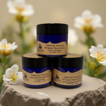 Cherry Blossom Whipped Body Butter from QCS Essential Moisture - 2 fl oz