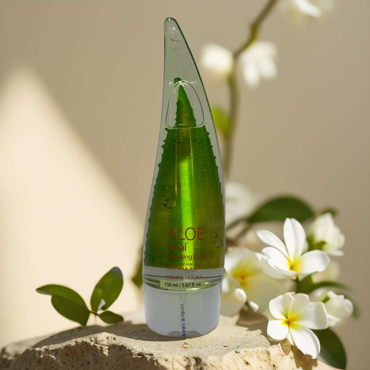 Soothing Cleanse | Aloe Facial Cleansing Foam by Holika Holika – 5.1 fl oz
