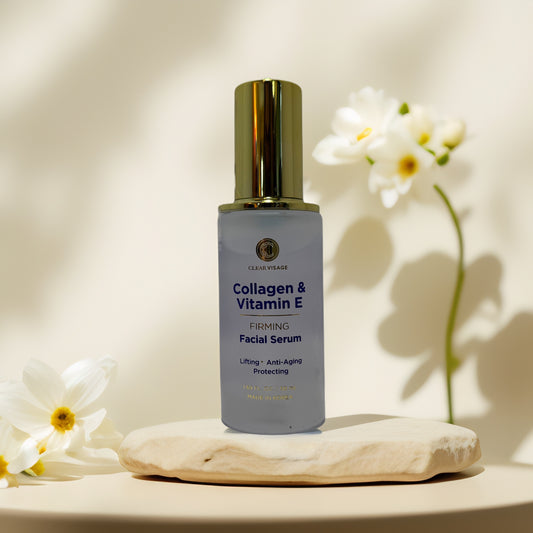 Anti-Aging & Firm | Collagen & Vit E Facial Serum, by Clear Vissage- 1.7 fl oz