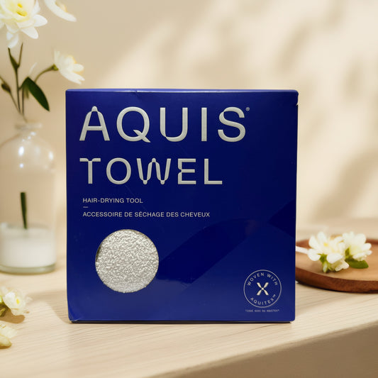 Faster Drying, Less Damage | Aquis Hair-Drying Towel- White