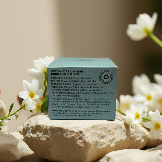 Balancing & Brightening | KOM-BU-CHA Sleep Mask by Avatara – 1.7 fl oz