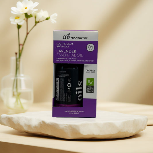 ArtNaturals Pure Lavender Essential Oil – 4 oz Aromatherapy Grade + Dropper - Queen City Skincare