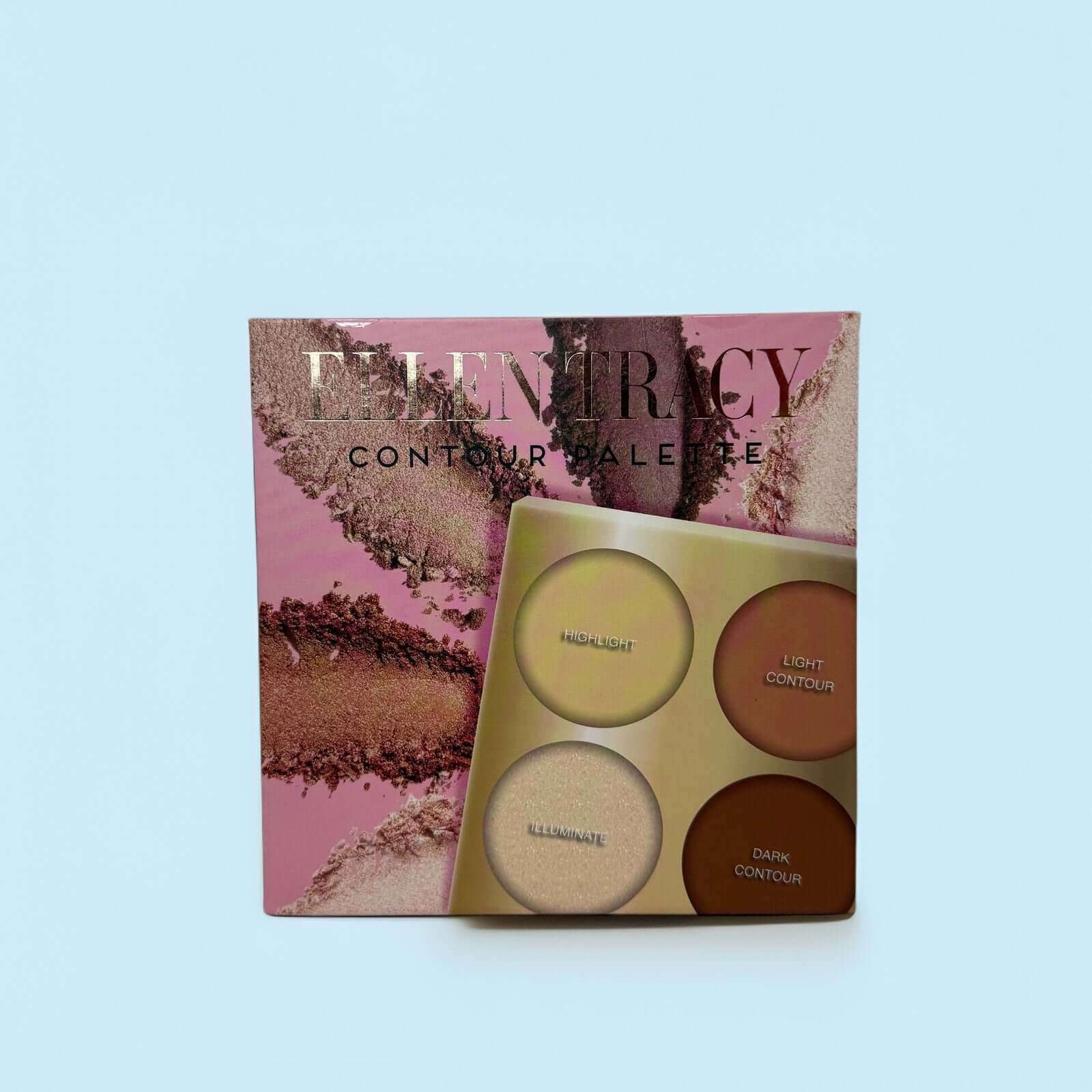 Ellen Tracy Face Palette Duo Contour + Shimmer Glow Highlighter & Blush Set - Queen City Skincare