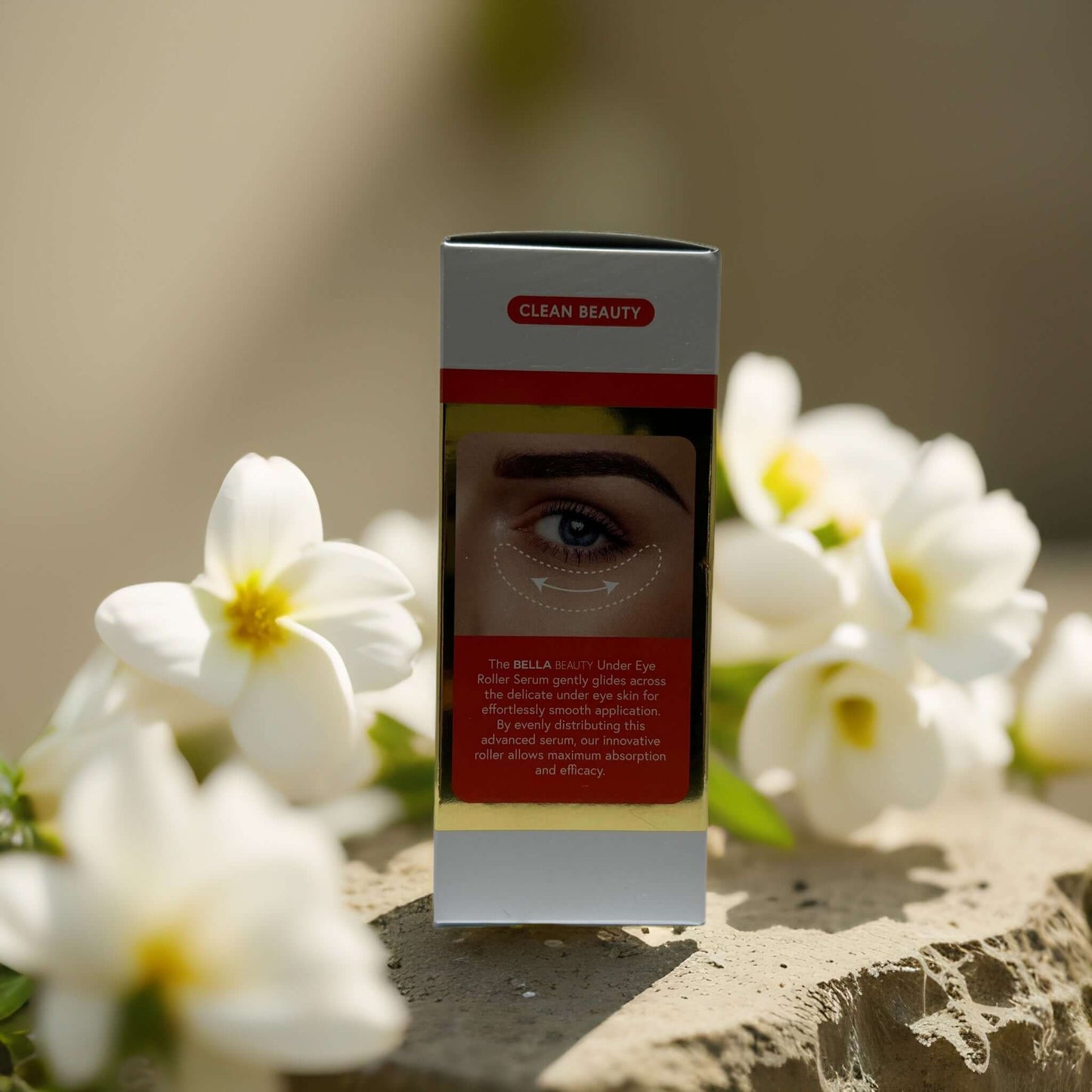 Brightening + Firming | Under Eye Roller Serum by Bella Beauty – 0.5 fl oz