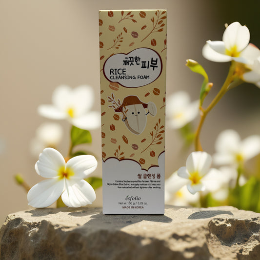 Brighten & Nourish | Rice Cleansing Foam by esfolio – 5.3 fl oz