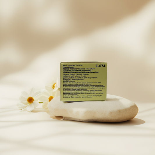 Brightening & Firming | Face Cream with Turmeric & Vit C by Rozino – 1.8 fl oz