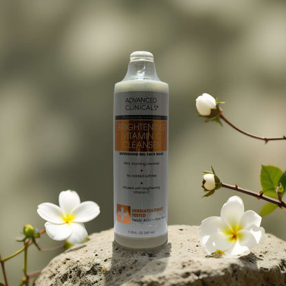 Brightening Boost | Vitamin C Face Cleanser by Advanced Clinicals – 11.8 fl oz