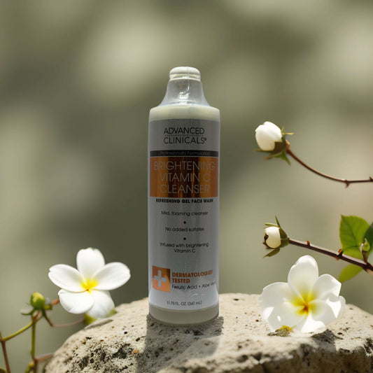 Brightening Boost | Vitamin C Face Cleanser by Advanced Clinicals – 11.8 fl oz