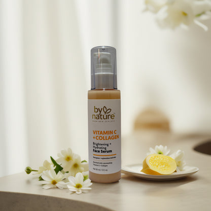 Brightening Face Primer & Serum | Vit C & Collagen Serum by Nature -  3.0 fl oz