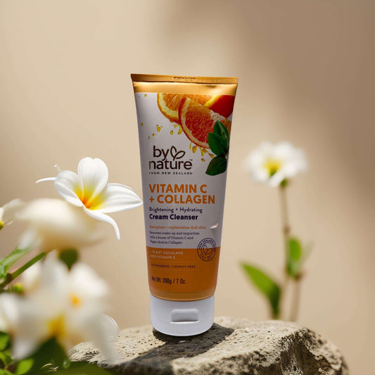 Brightening & Hydration Boost | Vitamin C + Collagen Cleanser by By Nature – 7 fl oz