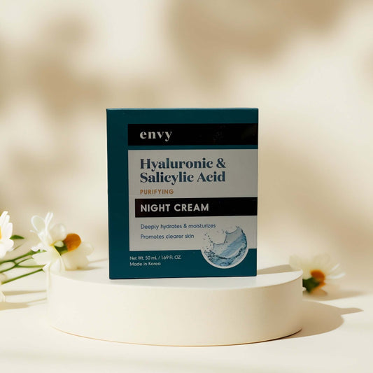 Clear & Hydrate Overnight | Purifying Night Cream by Envy – 1.7 fl oz