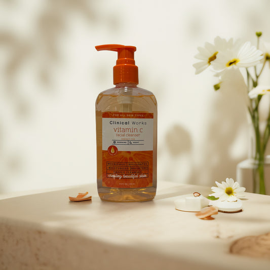 Brightening | Moisturizing Vit C Facial Cleanser by Clinical Works - 8.5 fl oz