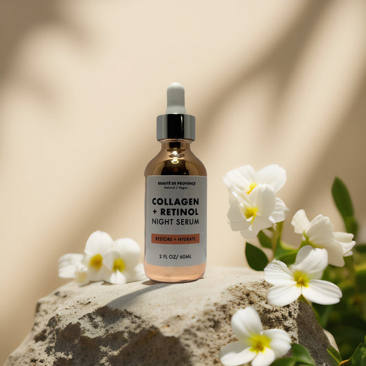 Overnight Firming + Renewal | Collagen Night Serum by Beauté de Provence – 2.0 fl oz