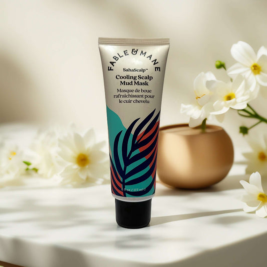 Cooling Scalp Mud Mask by Fable & Mane in a tube