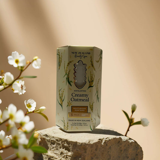 Soothing Exfoliation | Creamy Oatmeal Body Soap Bars by NZ Beauty Spa – 15.0 oz