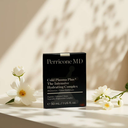 Perricone MD Cold Plasma Plus+ moisturizer with flowers