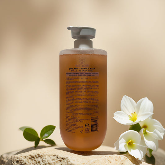 Deep Moisture Cleanse | Snail Moisture Body Wash by PRETTYSKIN – 33.8 fl oz