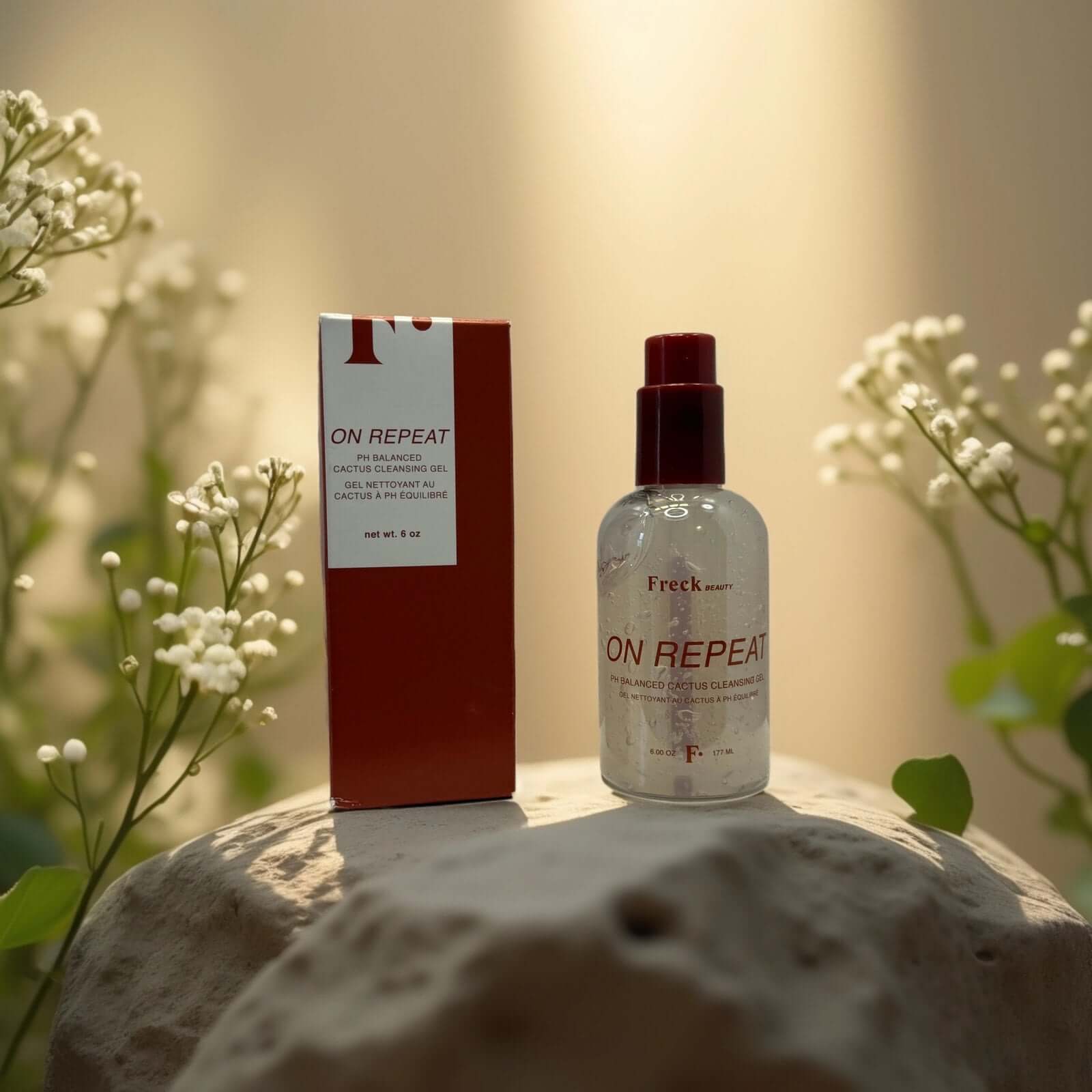 Cactus Cleansing Gel by F On Repeat, 6oz for pH-balanced hydration.