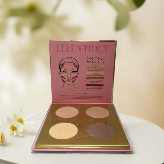 Define & Glow | Ellen Tracy Contour Palette 4-Pan Compact