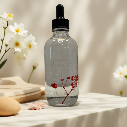 Brookstone Cherry Blossom MultiUse Oil 4 fl oz Relaxation Boost Herapeutic Grade - Queen City Skincare