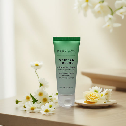 Purify & Cleanse | Whipped Greens Foaming Facial Cleanser by Farmacy - 1.7 fl oz