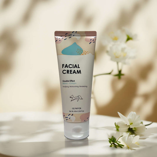 Glowfox Firm & Smooth Retinol + Collagen Facial Cream tube