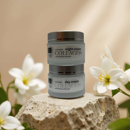 Firming Support | Collagen Day & Night Cream Duo from Dead Sea Collection – 1.69 fl oz ea
