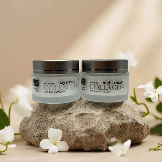 Firming Support | Collagen Day & Night Cream Duo from Dead Sea Collection – 1.69 fl oz ea
