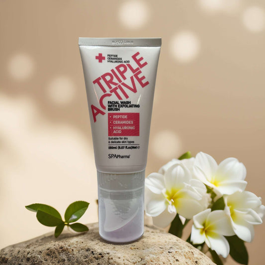 Gentle Exfoliation & Hydration | Triple Active Facial Wash by SPApharma – 5.1 fl oz