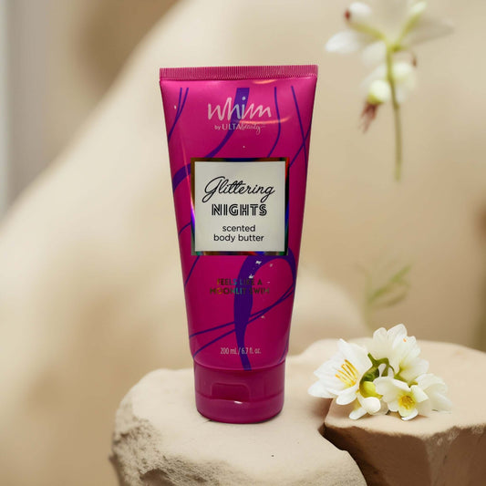 Glittering Nights scented body butter by Whim, 6.7 fl oz