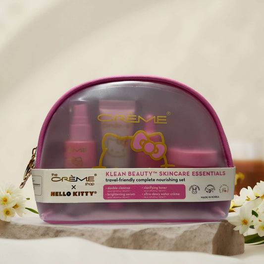 Glow + Go Hello Kitty Klean Beauty Skincare Travel Set