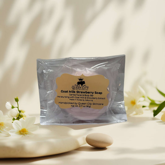 Moisturize & Gently Cleanse | Goat Milk Strawberry Soap Bar 3.17 oz