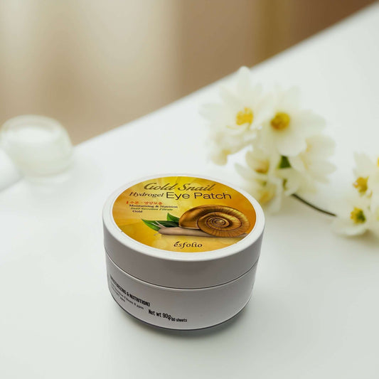 Hydrates & Revives | Gold Snail Hydrogel Eye Patch by Esfolio - 90g