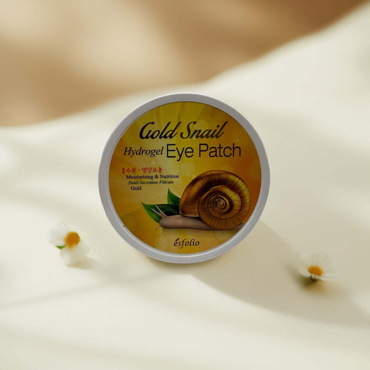 Hydrates & Revives | Gold Snail Hydrogel Eye Patch by Esfolio - 90g