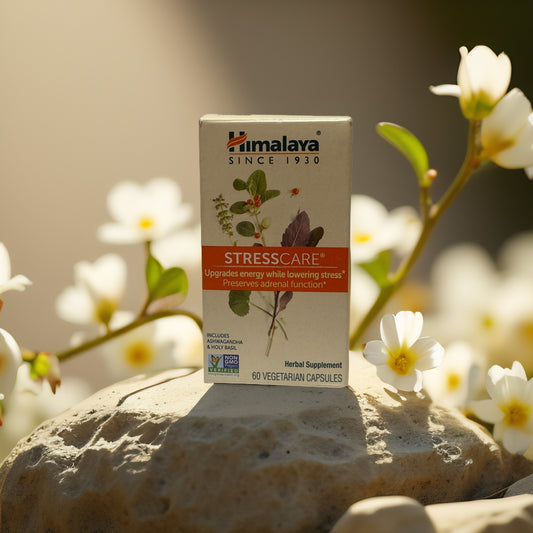 Adrenal Support & Stress Relief | StressCare Capsules by Himalaya – 60 ct