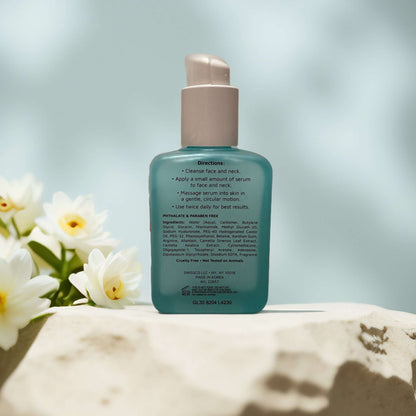 Precision Beauty Hyaluronic Acid + Niacinamide Serum bottle with directions.
