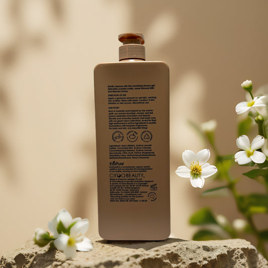 Hydrate & Rejuvenate | Ashwagandha + Walnut Oil Shower Gel by Ciroa – 33.8 fl oz