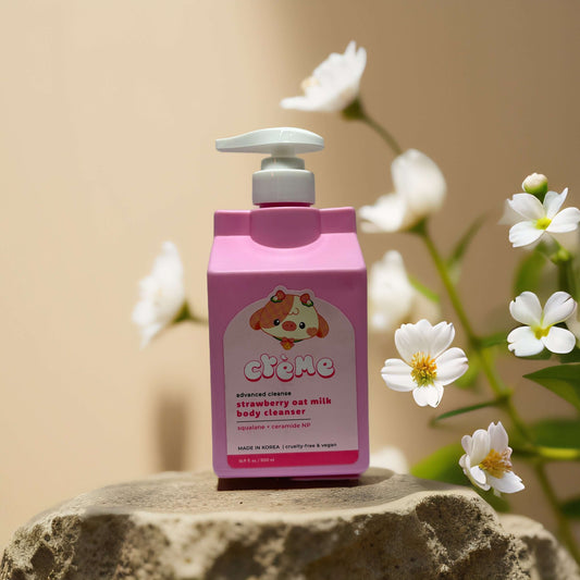 Hydrating & Brightening | Strawberry Oat Milk Body Cleanser by Crème – 16.9 fl oz