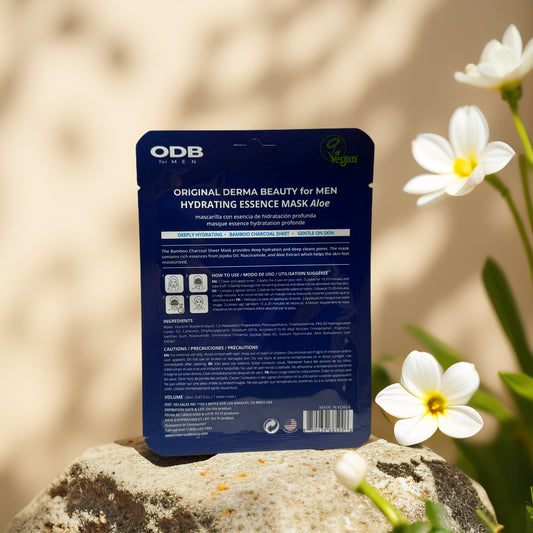 Soothing Hydration | Hydrating Essence Mask by ODB for Men – 1.0 fl oz