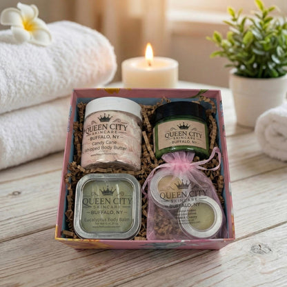 Handcrafted Queen City Self Care Box - Luxury Bath & Body Kit