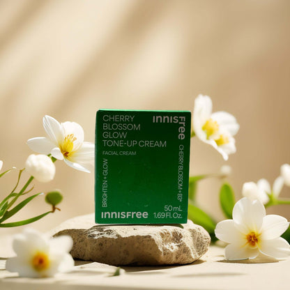 Glow Boosting Brightener | Cherry Blossom Tone-Up Cream by Innisfree – 1.7 fl oz